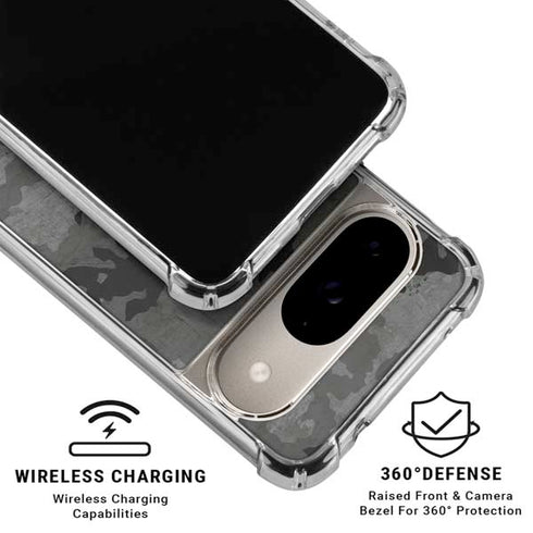 Digital Camo Google Pixel 10 Clear Case